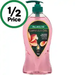 Woolworths Palmolive Luminous Oils Body Wash 750ml offer