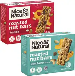 Coles Nice & Natural Nut Bars 180g-192g offer