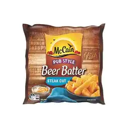 Woolworths McCain Beer Batter Chips or Wedges 750g – From the Freezer offer