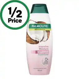 Woolworths Palmolive Naturals Shampoo or Conditioner 350ml offer