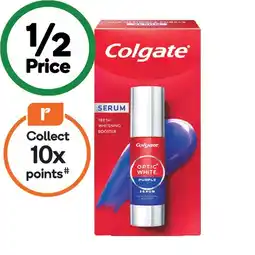 Woolworths Colgate Optic White Purple Serum Teeth Whitening Booster 40ml offer