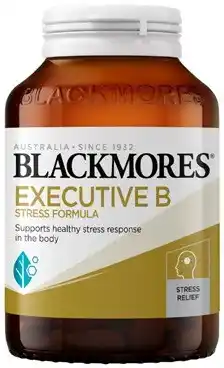 Coles Blackmores Executive B Stress Formula Tablets 125 Pack offer