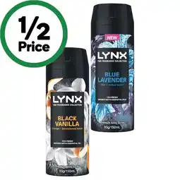 Woolworths LYNX Premium Body Spray 150ml offer
