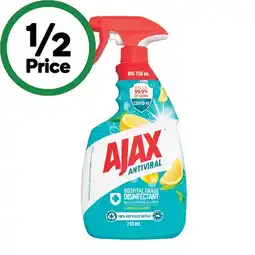 Woolworths Ajax Antiviral Disinfectant Spray 750ml offer