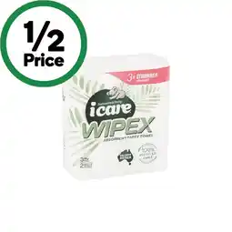 Woolworths icare Wipex Recycled Paper Towel Pk 2 offer