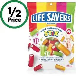 Woolworths Life Savers 150-200g offer