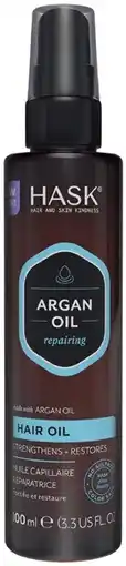 Coles Hask Argan Oil Repairing Hair Oil Pump 100mL offer