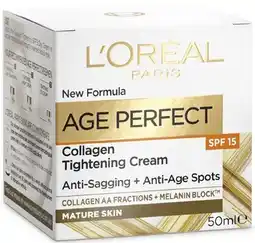 Coles L'Oréal Age Perfect Day Cream SPF15 50mL offer