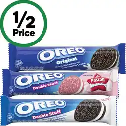 Woolworths Oreo or Oreo Double Stuff Biscuits 128-131g offer