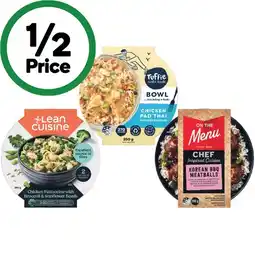 Woolworths Ruffie, Lean Cuisine or On The Menu Frozen Meal Bowls 350g – From the Freezer offer