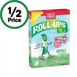Woolworths Uncle Tobys Roll-Ups 94g Pk 6 offer