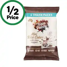 Woolworths Table Of Plenty Mini Rice Cakes 84g Pk 6 – From the Health Food Aisle offer
