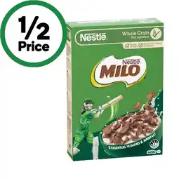 Woolworths Nestle Milo Cereal 535-620g offer