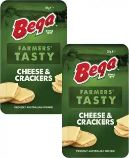 Coles Bega Cheese & Crackers 38g offer