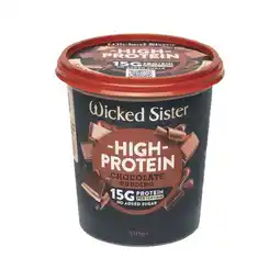 Woolworths Wicked Sister High Protein Pudding 510g – From the Fridge offer