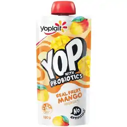 Woolworths Yoplait YOP Yoghurt Pouch 130g – From the Fridge offer