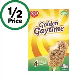 Woolworths Streets Golden Gaytime Ice Cream 400ml Pk 4 – From the Freezer offer