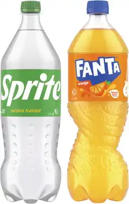 Coles Fanta or Sprite Soft Drink 1.25 Litre offer