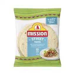 Woolworths Mission Street Mini Tacos 375g Pk 10 offer