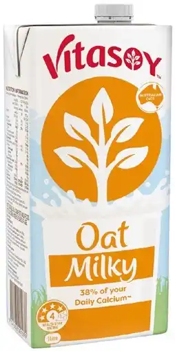 Coles Vitasoy Oat Milky 1 Litre offer