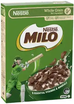 Coles Nestlé Milo Cereal 350g offer