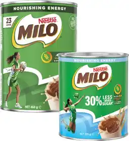 Coles Nestlé Milo 395g-460g offer