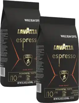 Coles Lavazza Espresso Barista Coffee Beans 1kg offer