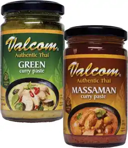 Coles Valcom Curry Paste 210g-240g offer