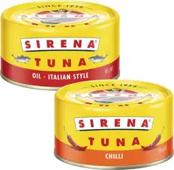 Coles Sirena Tuna 185g offer