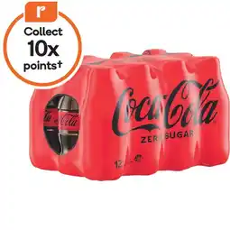 Woolworths Coca-Cola Classic or Zero Sugar Soft Drink 12 x 300ml offer