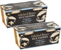 Coles Wicked Sister Twin Pack Dessert 300g-340g offer