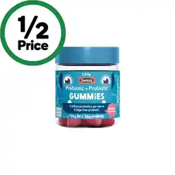 Woolworths Little Swisse Prebiotic + Probiotic Gummies Pk 50 offer