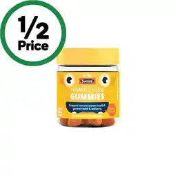 Woolworths Little Swisse Vitamin C + Zinc Gummies Pk 40 offer