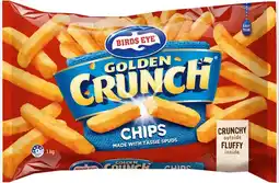 Coles Birds Eye Golden Crunch Chips 900g offer