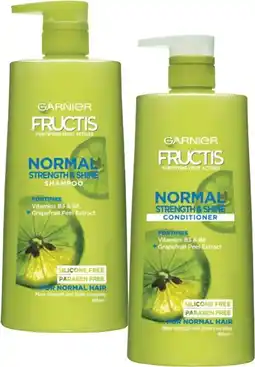 Coles Garnier Fructis Shampoo or Conditioner 850mL offer