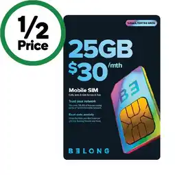 Woolworths Belong $30 Starter Pack‡ offer
