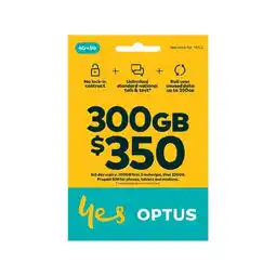 Woolworths Optus $350 SIM Starter Kit offer
