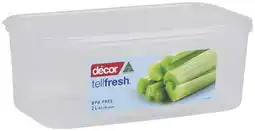 Coles Décor Tellfresh Container 2 Litre offer