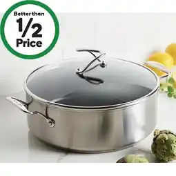 Woolworths Circulon Steelshield S Series 30cm/7.1L Covered Stockpot 700540 offer