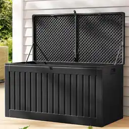 Woolworths 270L Gardeon Outdoor Storage Box Container Lockable offer