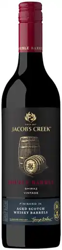 Coles Jacobs Creek Double Barrel Shiraz 750mL offer