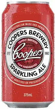 Coles Coopers Sparkling Ale Cans 6x375mL offer