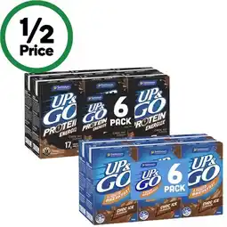 Woolworths Sanitarium UP&GO Energize or UP&GO Liquid Breakfast 6 x 250ml offer