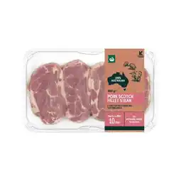 Woolworths Australian Pork Scotch Fillet Steak 600g offer