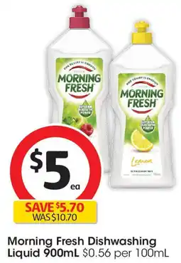 Coles Morning Fresh Dishwashing Liquid offer
