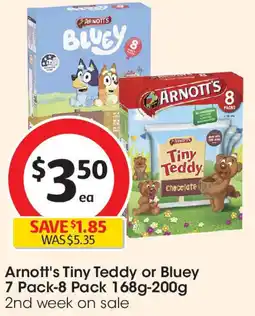 Coles Arnott's tiny teddy or bluey offer