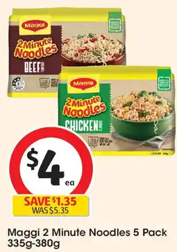 Coles Maggi 2 Minute Noodles offer