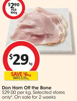 Coles Don Ham Off the Bone offer