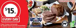 Coles Coles classic homestyle no added hormones hot roast beef offer