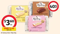 Coles Mr Kipling Cakes offer